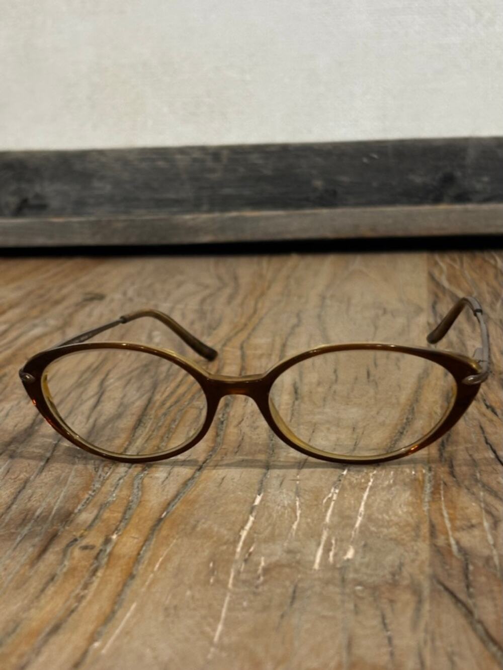 Laura Ashley Miranda Eyeglass Frames Toffee Brown Oval 50-16-135 Women's